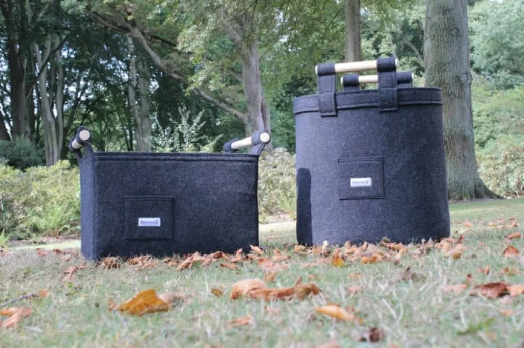 Feuerholzkorb Set Filz