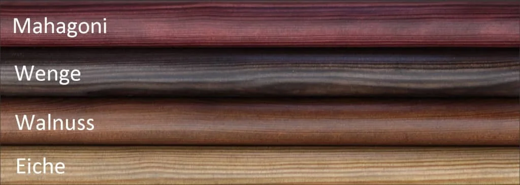 Farbe der Stäbe Stich-haltig