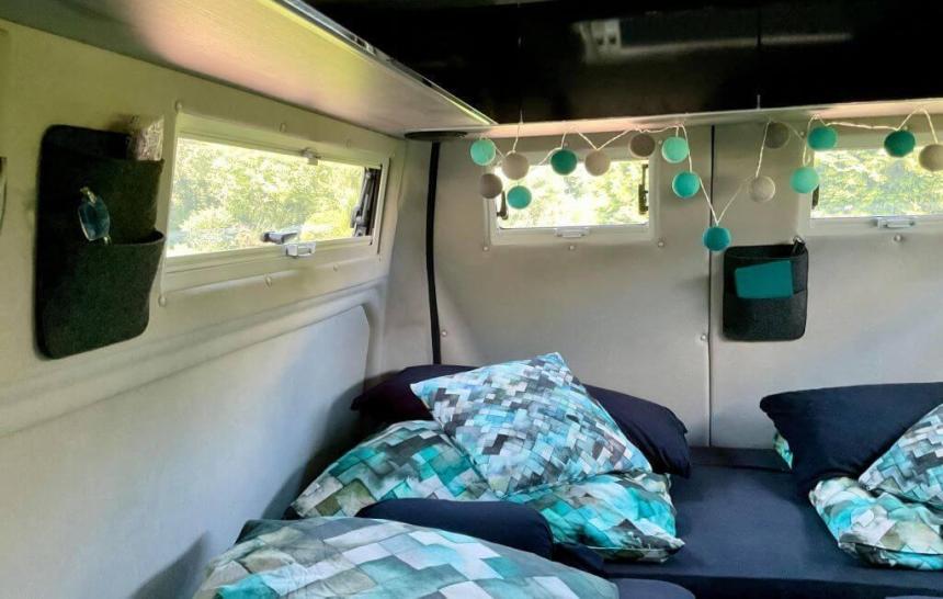 Großer Wandorganizer Wandtasche Filz im Camper 