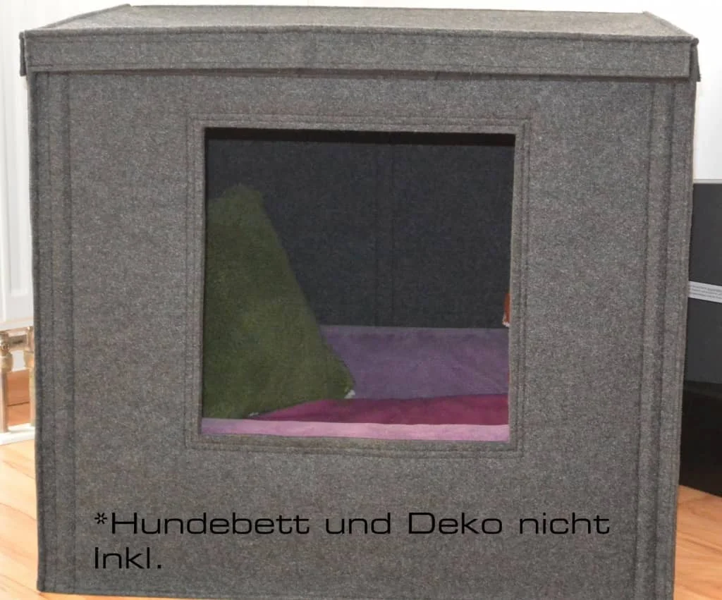 Hundehöhle aus Filz