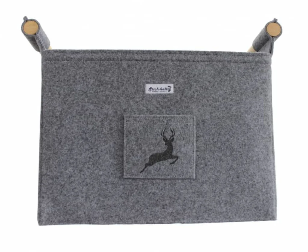 Filz springender Hirsch