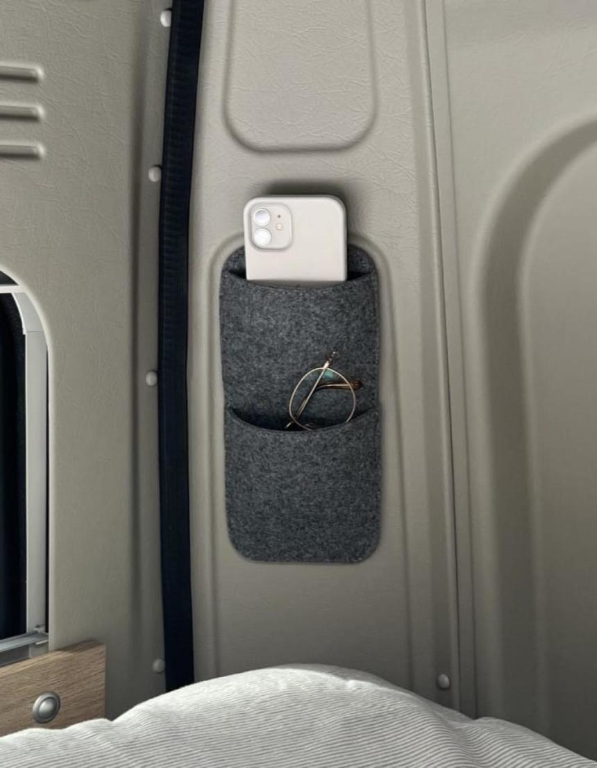 Wandorganizer aus Filz für Wohnmobile und Camper