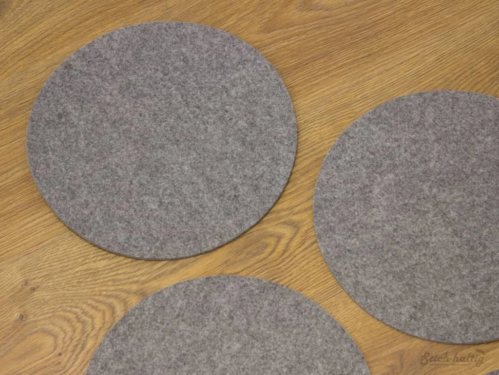 Tischset Rund Filz