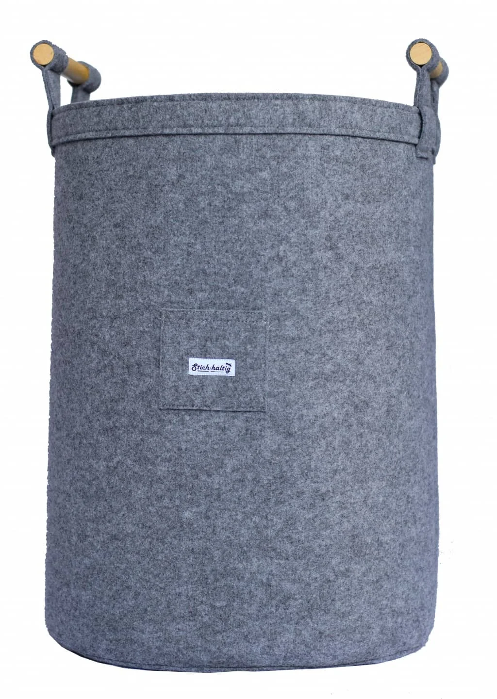 Tonne für Wäsche aus Filz