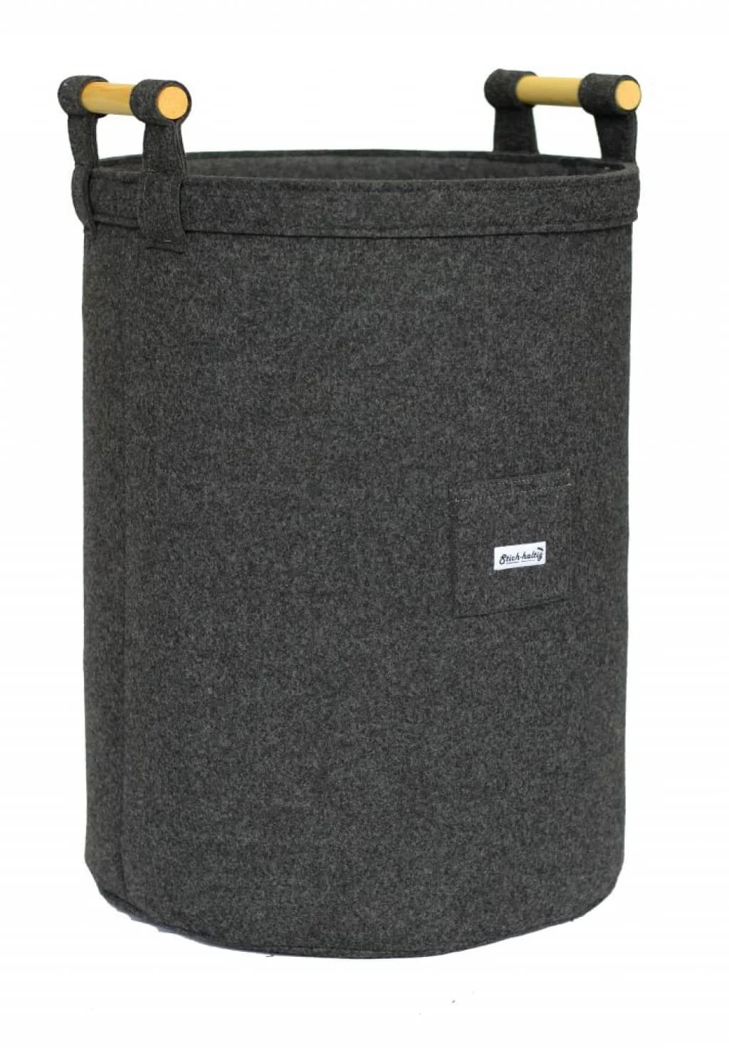 Tonne dukelgrau filz