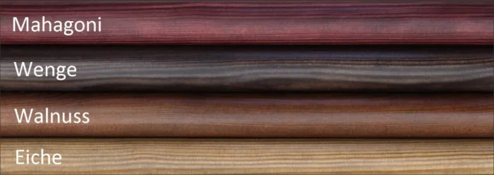 Farbe der Stäbe Stich-haltig