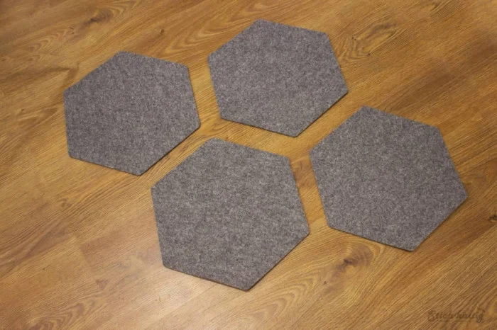 Tischset Hexagon Filz