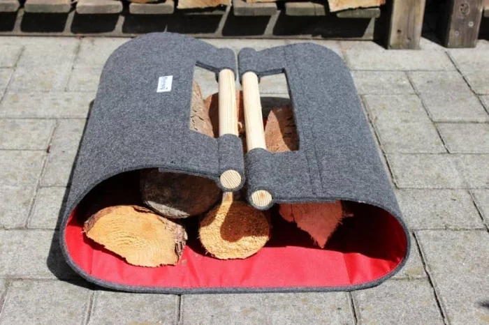 Kaminholztasche