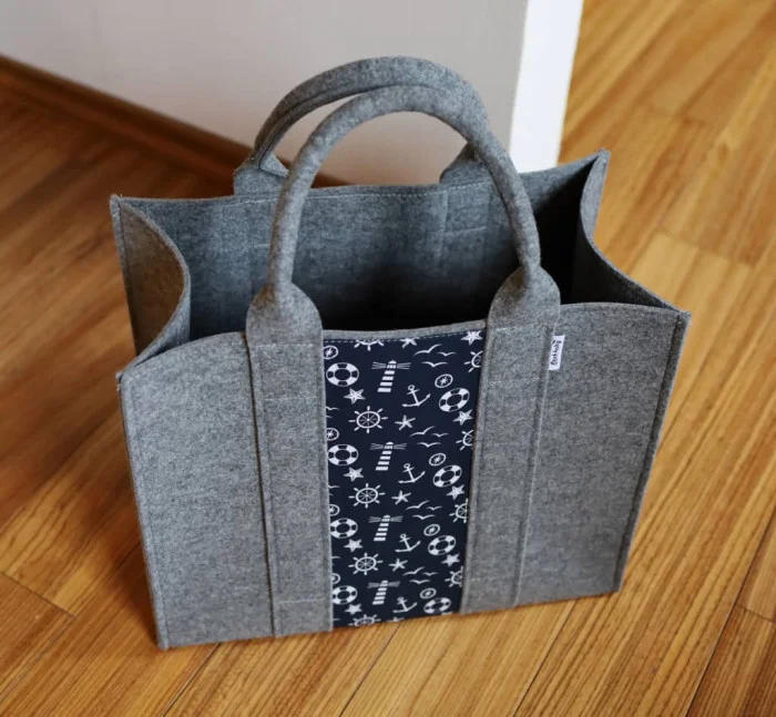 Filztasche maritm