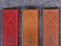 Lederfarben Filzkorb Stich-haltig