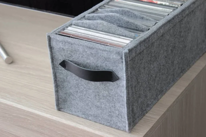 Filzkorb für CDs