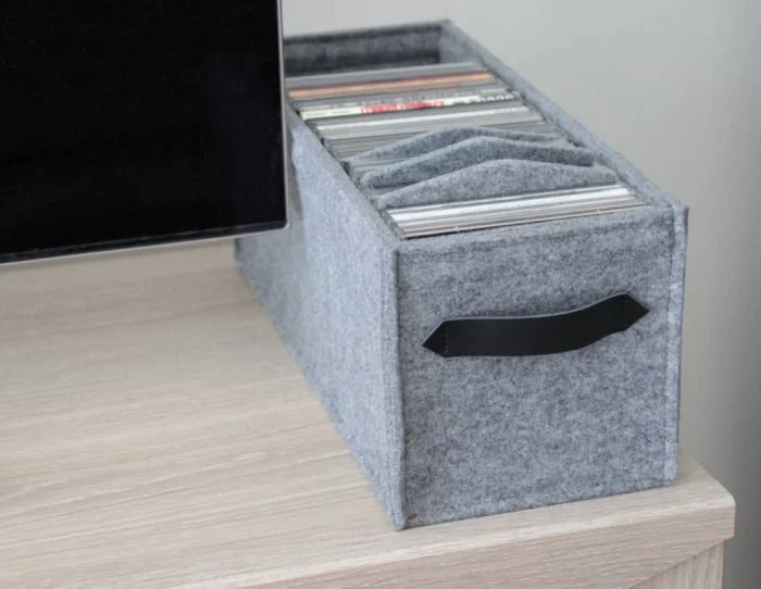 Filzkorb für CDs