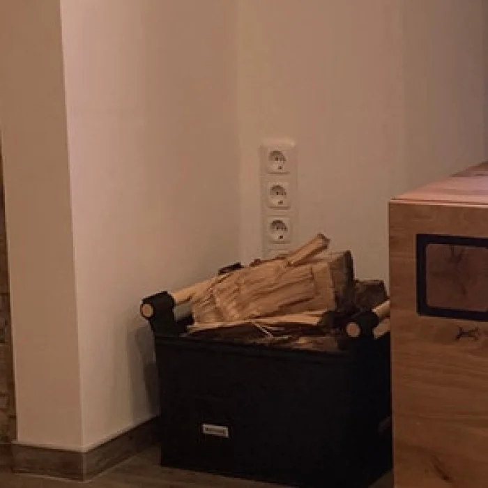 Holzkorb aus Filz M KUNDE